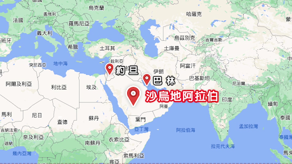 榮工處海外業務-沙烏地阿拉伯-利雅德地理位置