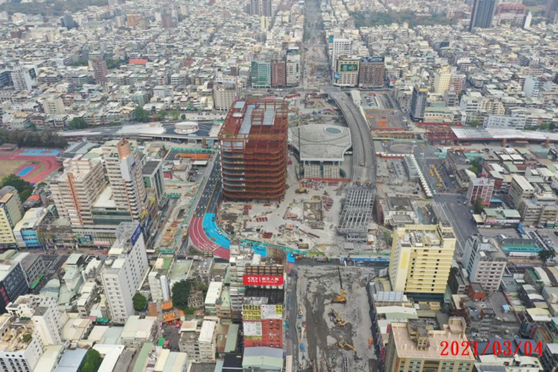 高雄市區鐵路地下化-高雄車站地下化工程-明挖覆蓋工程