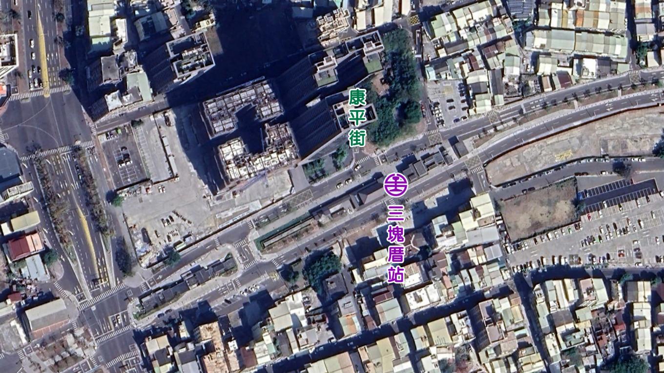 鐵路地下化計畫-高雄市區計畫復設車站-三塊厝站位置