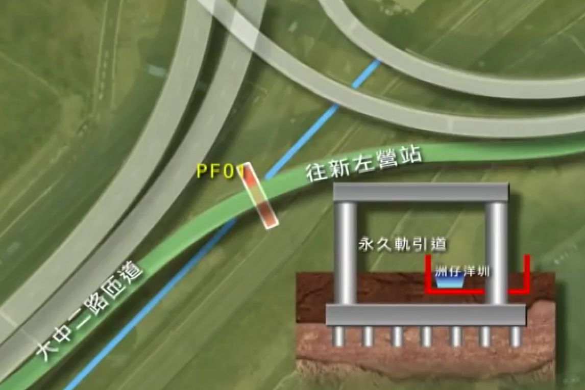 高雄市區鐵路地下化計畫-延伸左營計畫工程-大中高架托底換柱工法