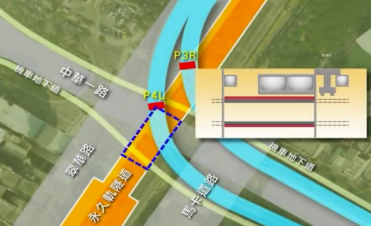 高雄市區鐵路地下化計畫-延伸左營計畫工程-中華地下道-管幂工法