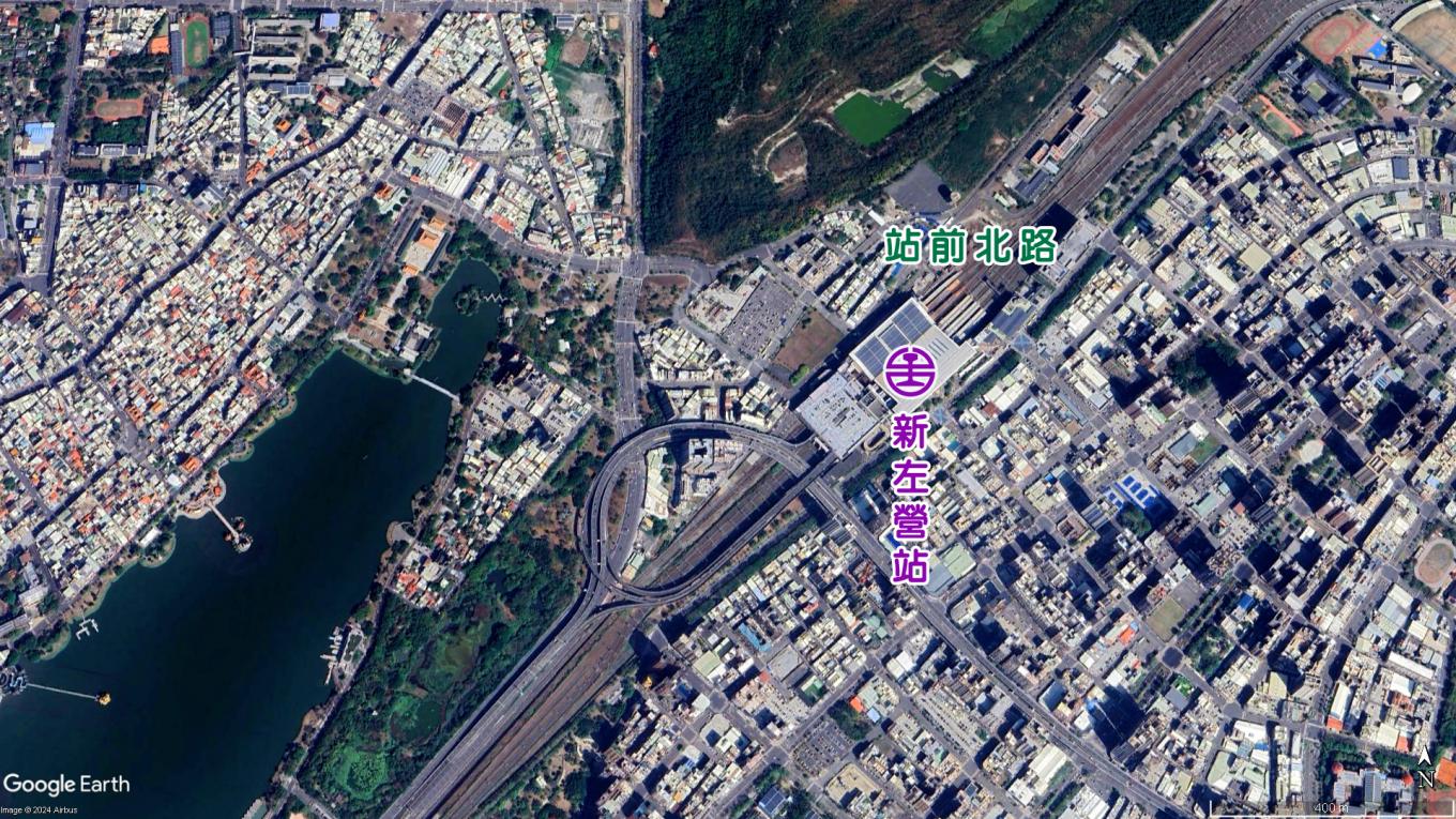 高雄市區鐵路地下化計畫-延伸左營計畫新設車站-新左營站位置