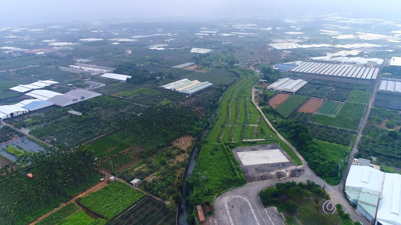 白冷圳水流域-食水嵙溪上空俯瞰