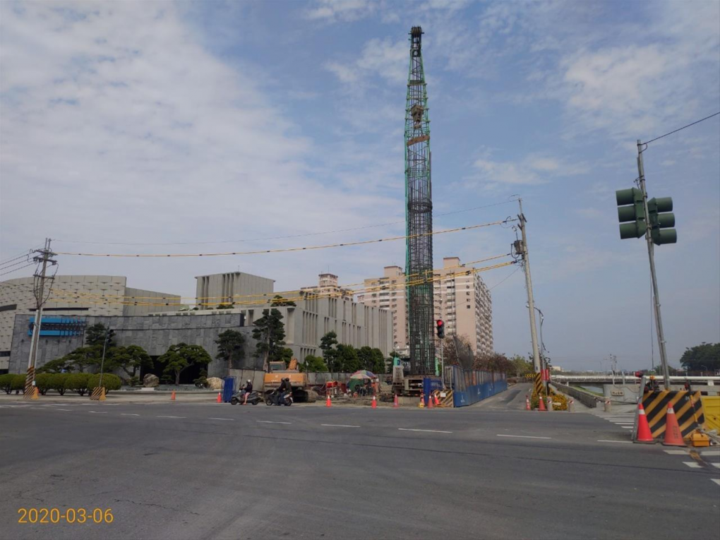 高雄捷運-興建中路網岡山路竹延伸線-第一階段施工照片
