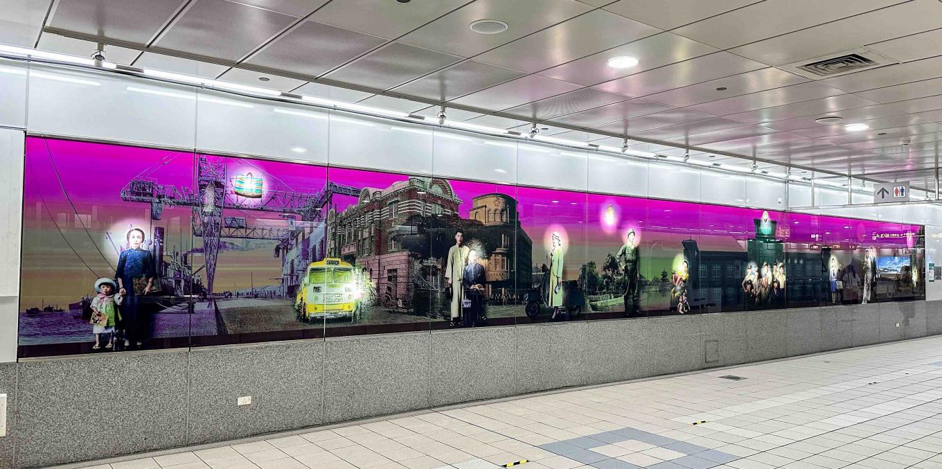 高雄捷運橘線沿線車站介紹-鹽埕埔站(O2)公共藝術