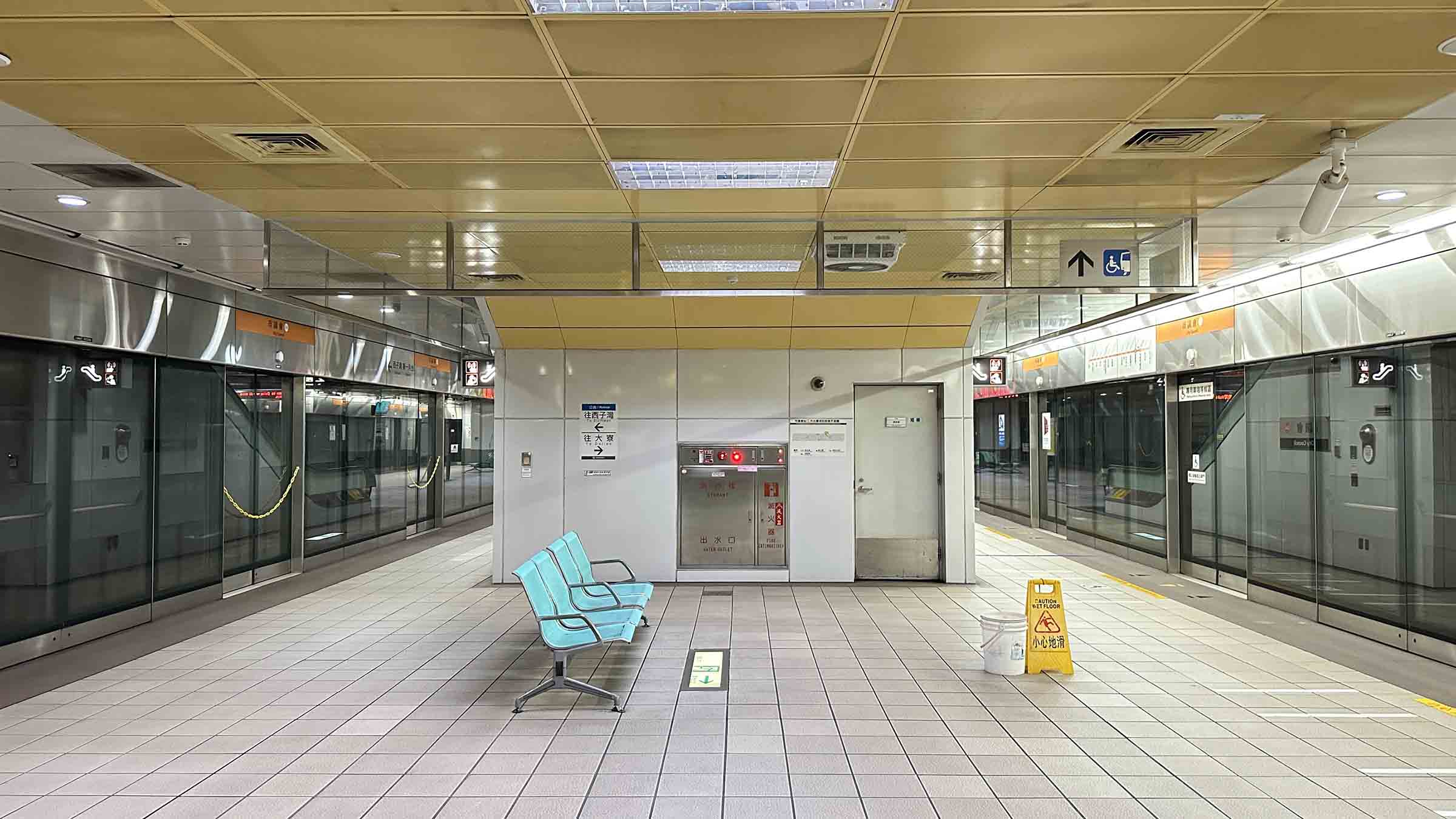 高雄捷運橘線沿線車站介紹-前金站(O4)月台層