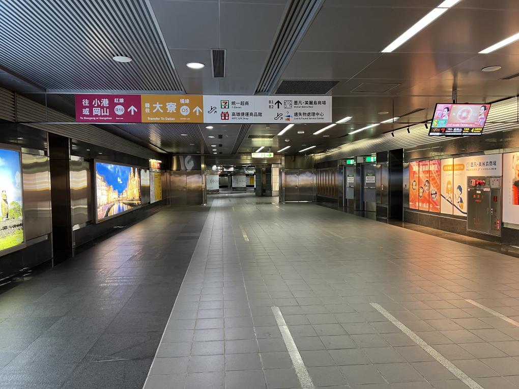 高雄捷運橘線沿線車站介紹-美麗島站(R10)(O5)-大廳層
