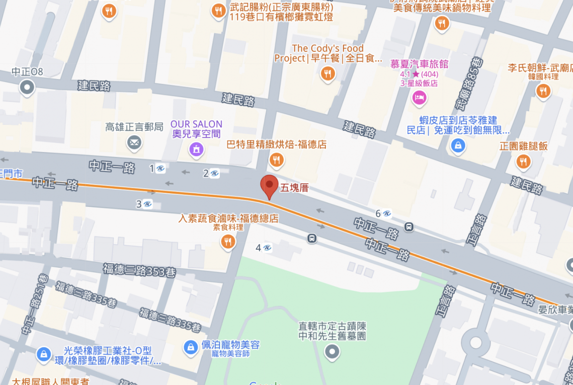 高雄捷運橘線沿線車站介紹-五塊厝站(O8)位罝