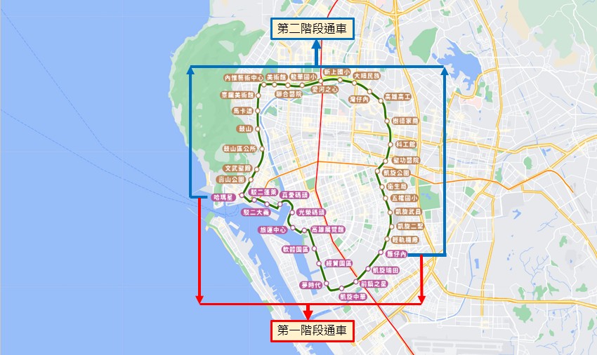 高雄環狀輕軌全貌