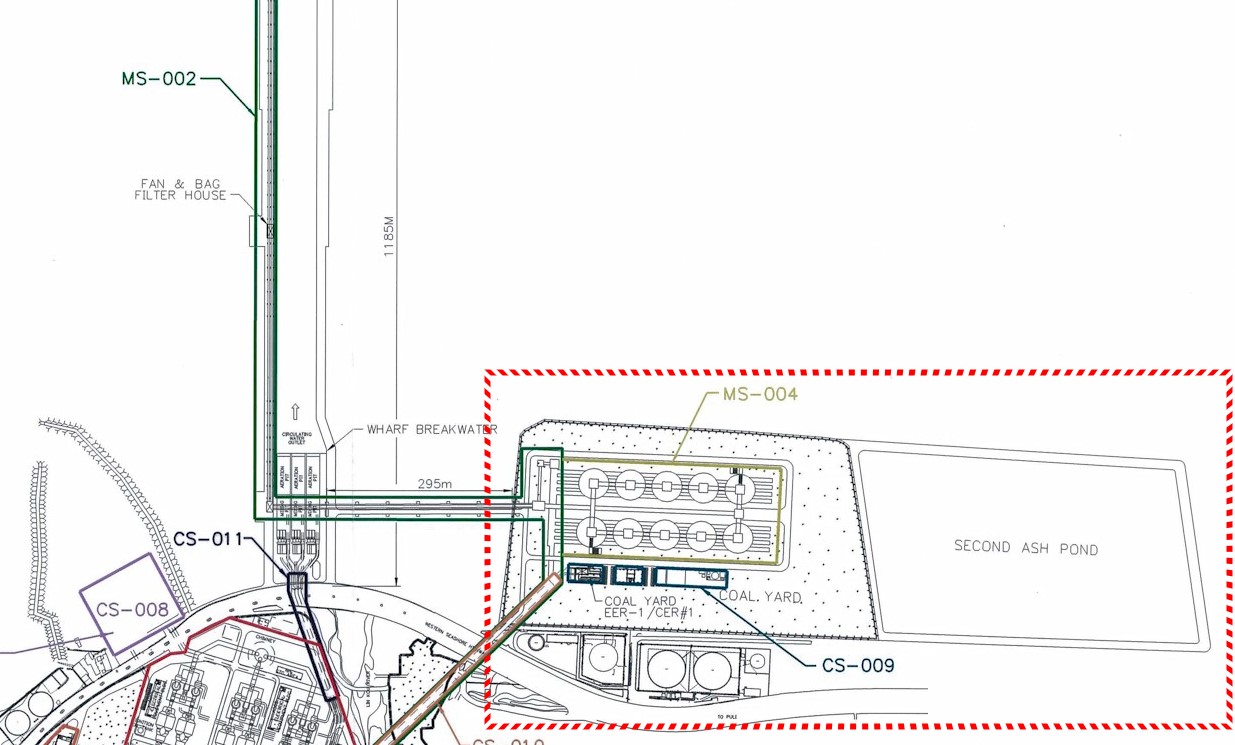 林口電廠擴建計畫中煤倉工程圖