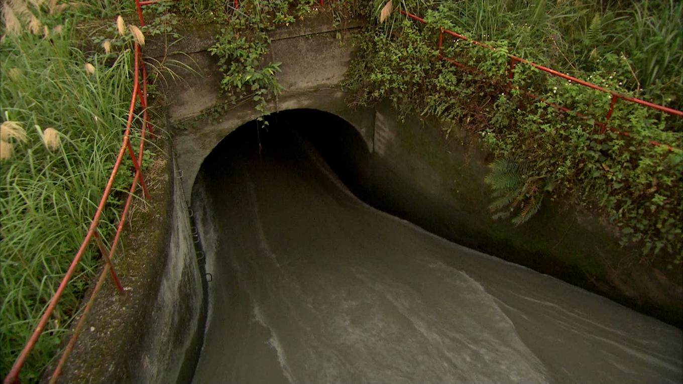 圓山電廠引水隧道起點