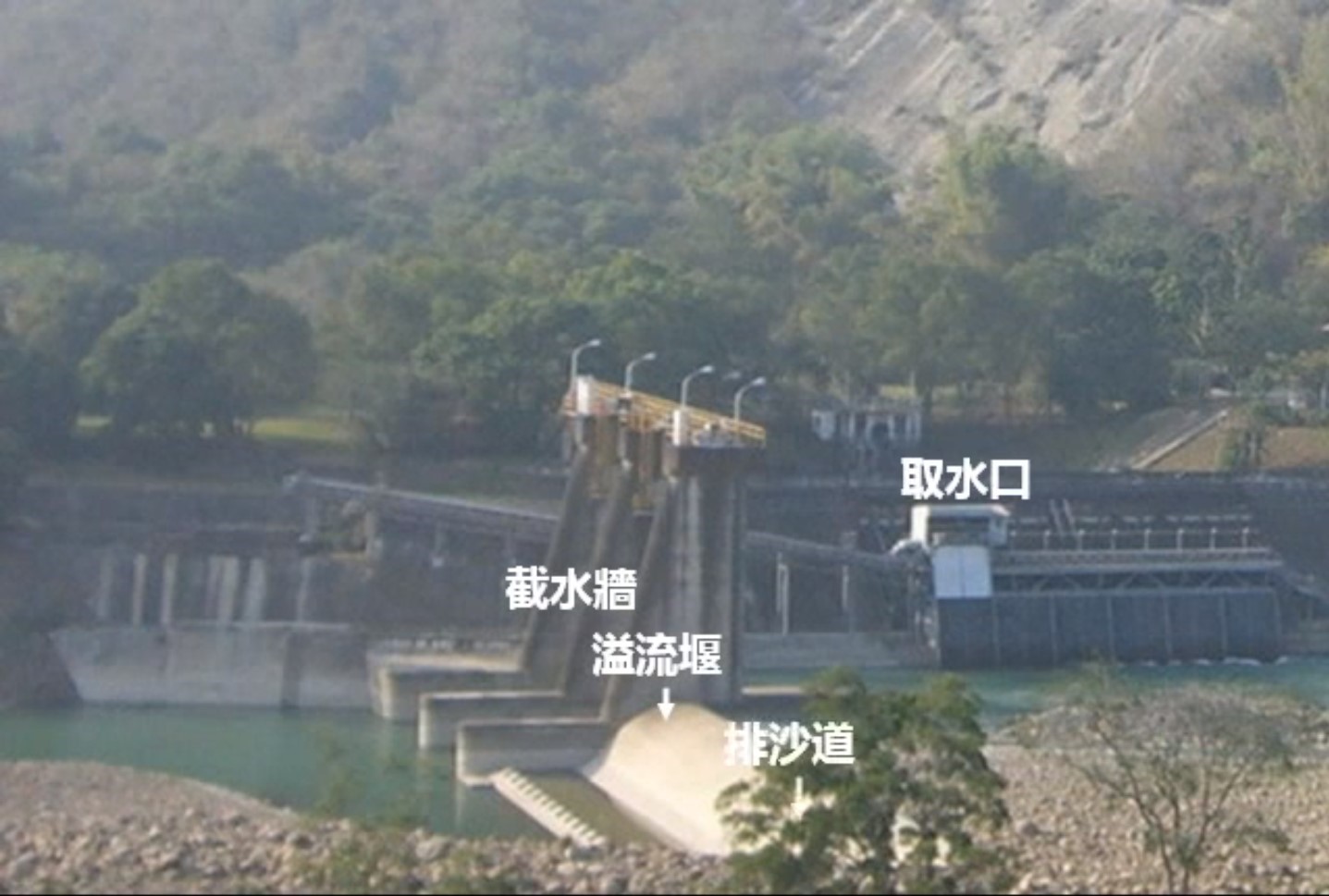 烏山頭水庫東口導水堰