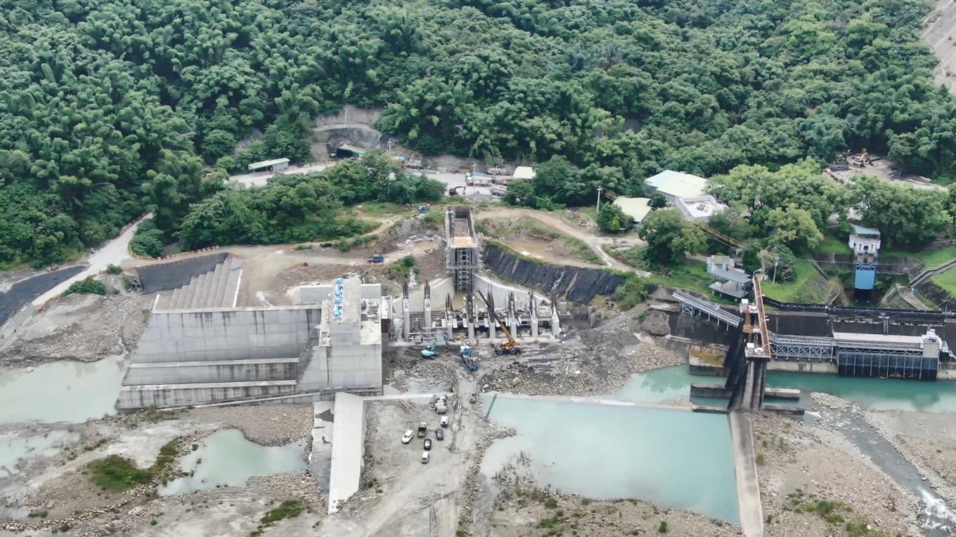 新烏山嶺隧導道東口導水堰