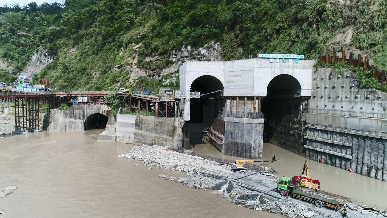 曾文水庫防淤隧道出口