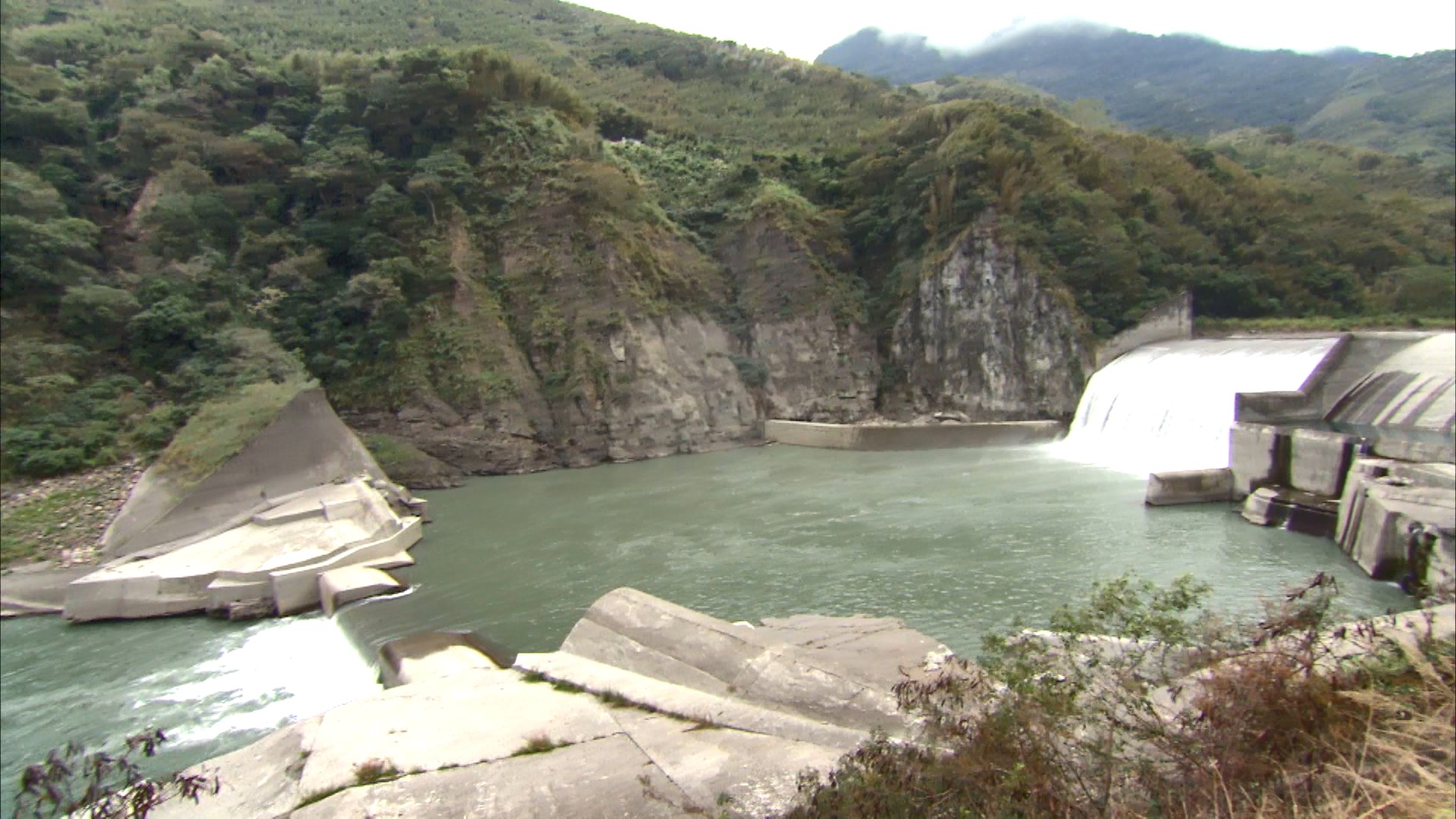 石門水庫集水區分期治理第一期計劃興建的義興壩