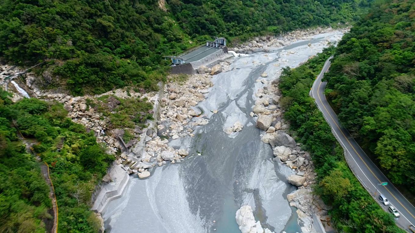 立霧溪流域立霧電廠沉砂池