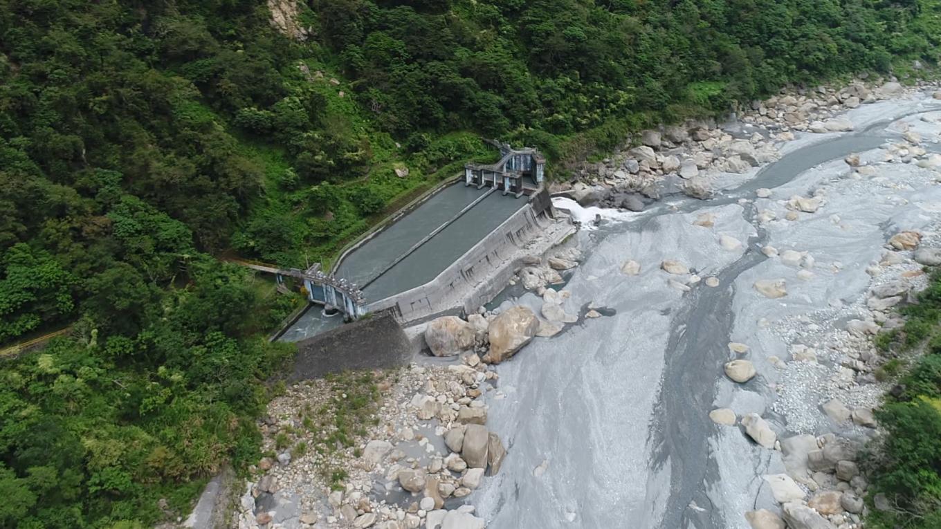 立霧溪流域立霧電廠沉砂池