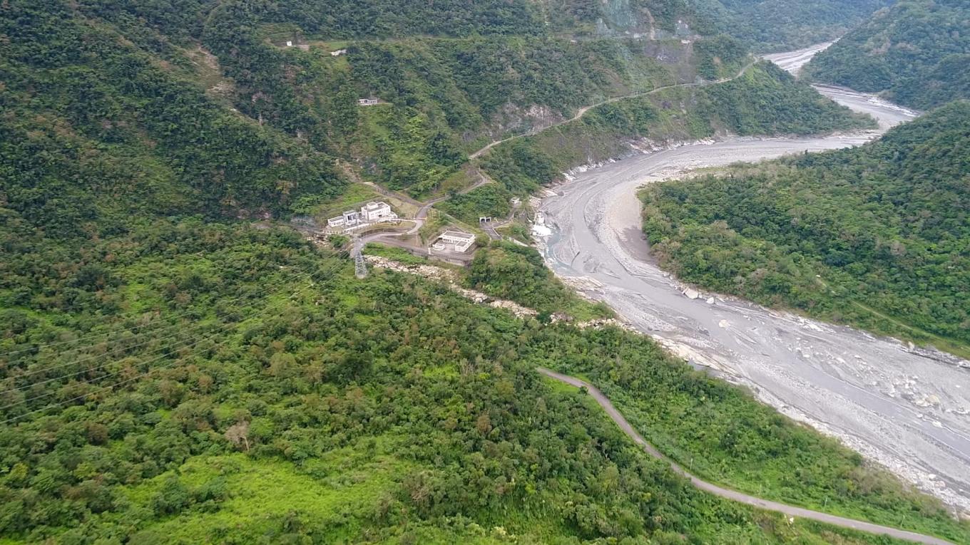 和平溪流域上空俯瞰