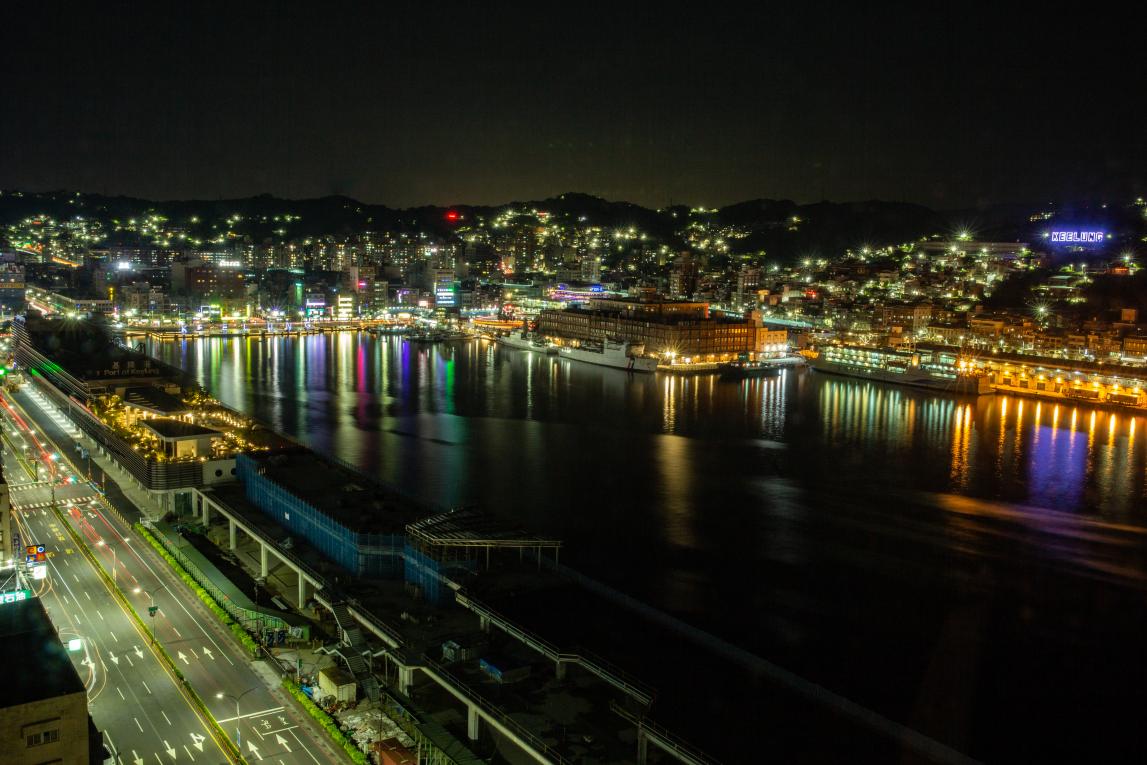 基隆港夜景