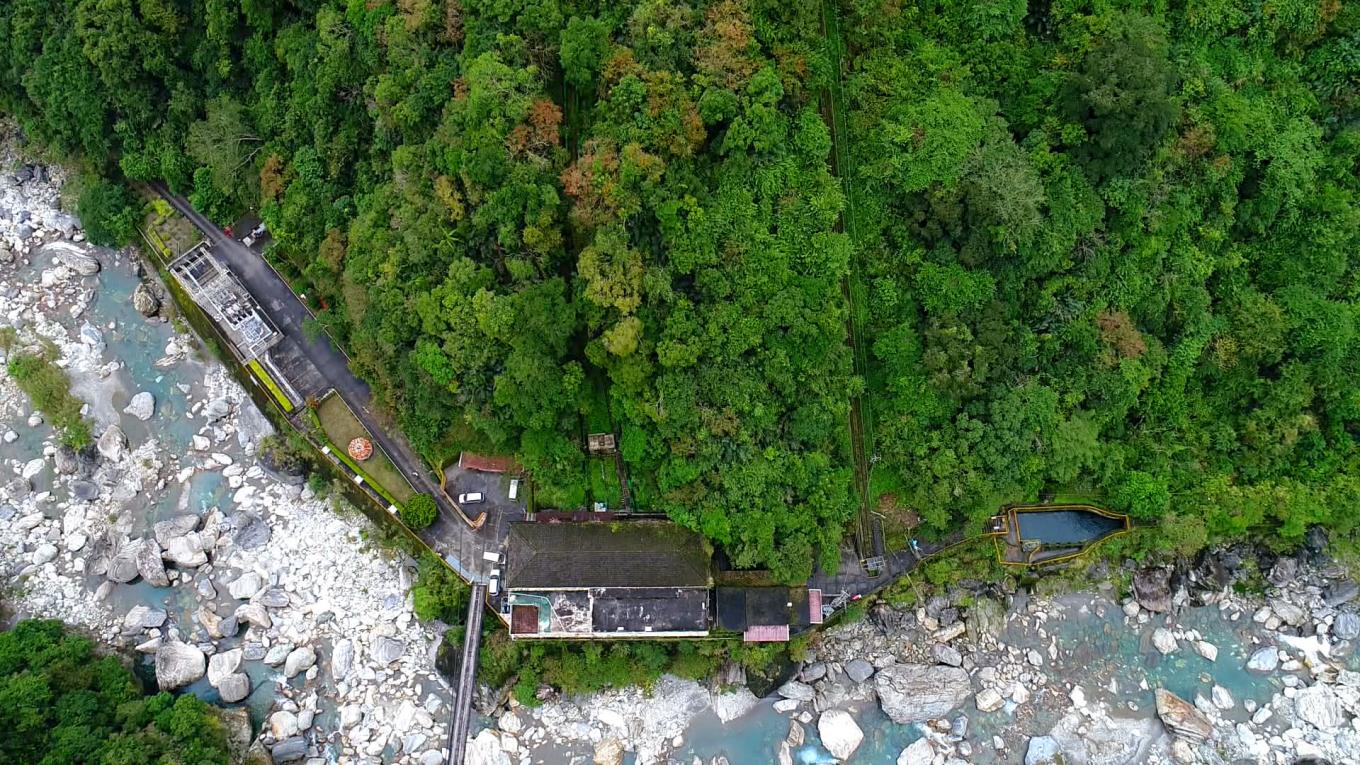 木瓜溪流域清水電廠俯瞰