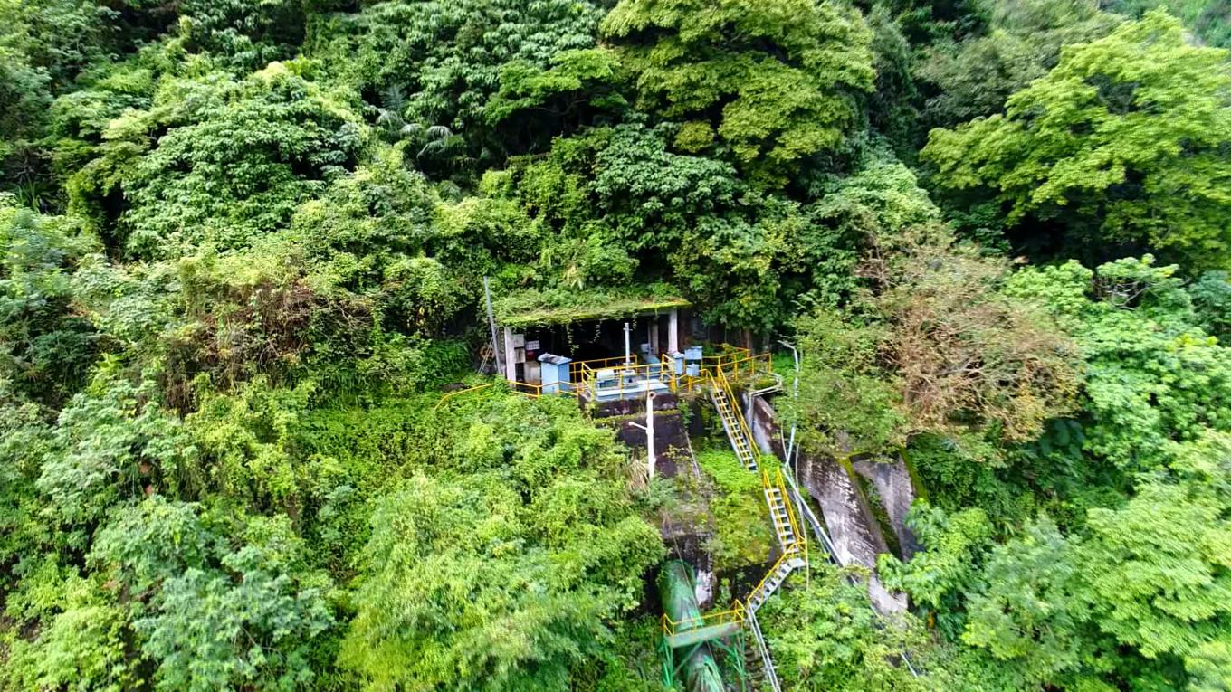 木瓜溪流域清流電廠前池