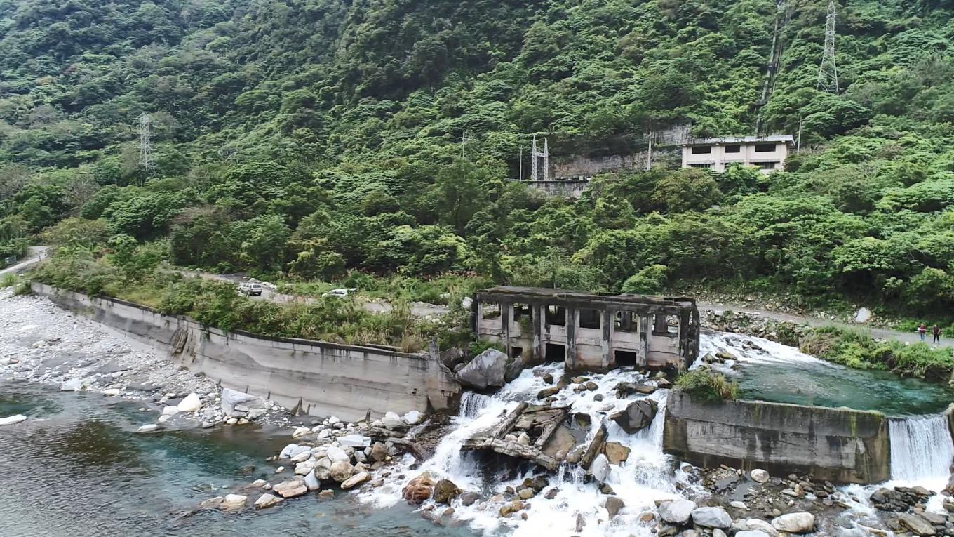 清流電廠尾水出口及清水第二發電所遺跡