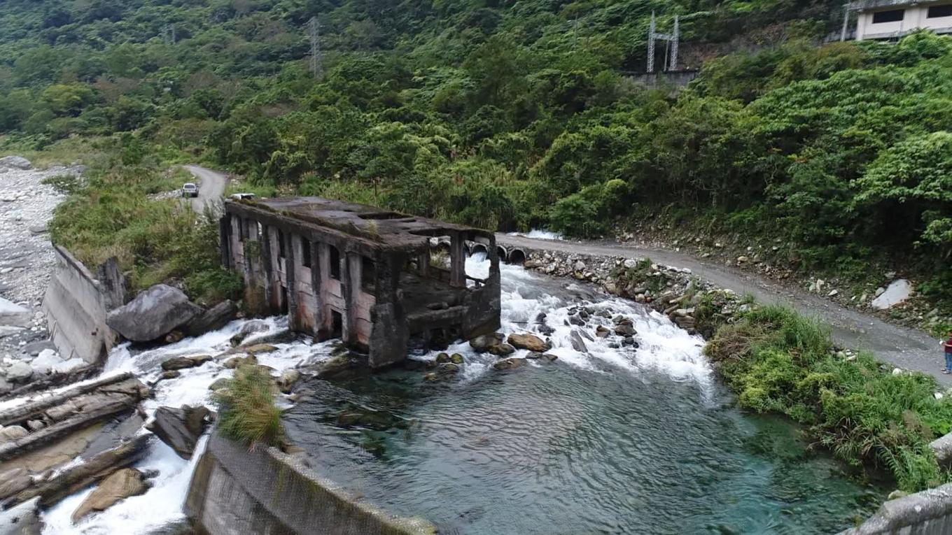 清流電廠尾水出口及清水第二發電所遺跡