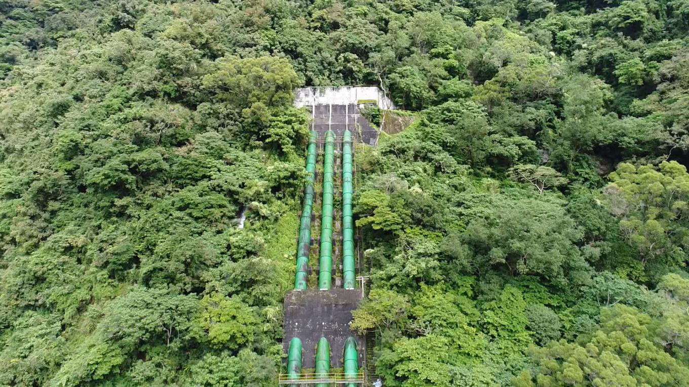 木瓜溪流域銅門電廠壓力鋼管