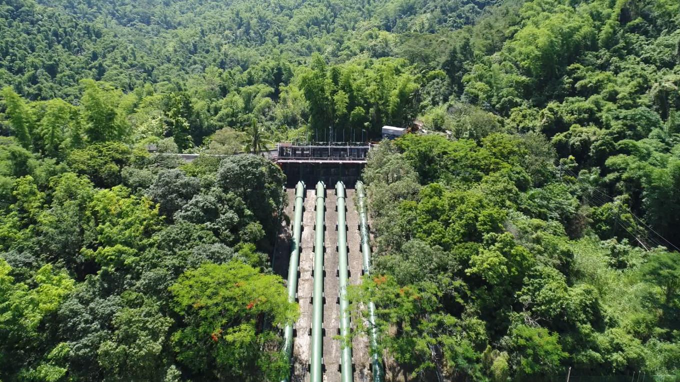 高屏溪流域竹門電廠壓力鋼管