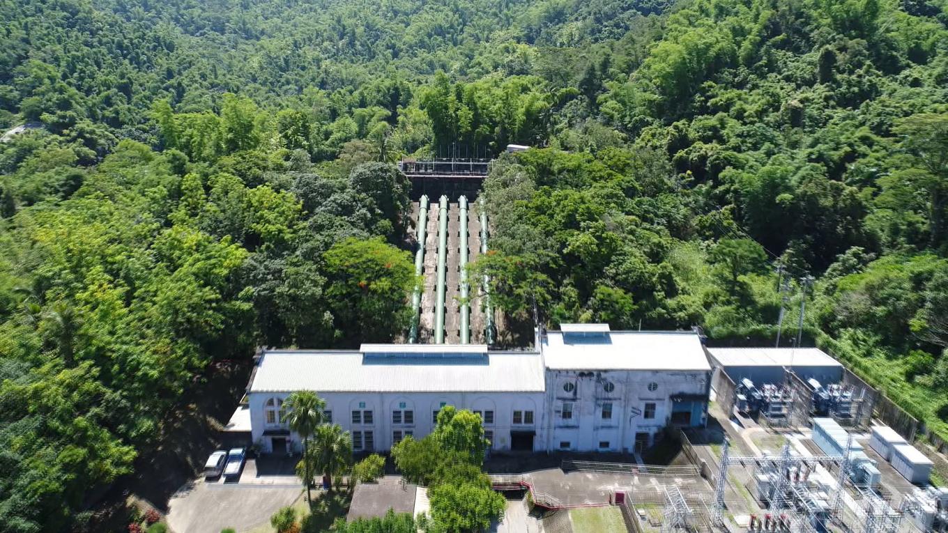 高屏溪流域竹門電廠壓力鋼管