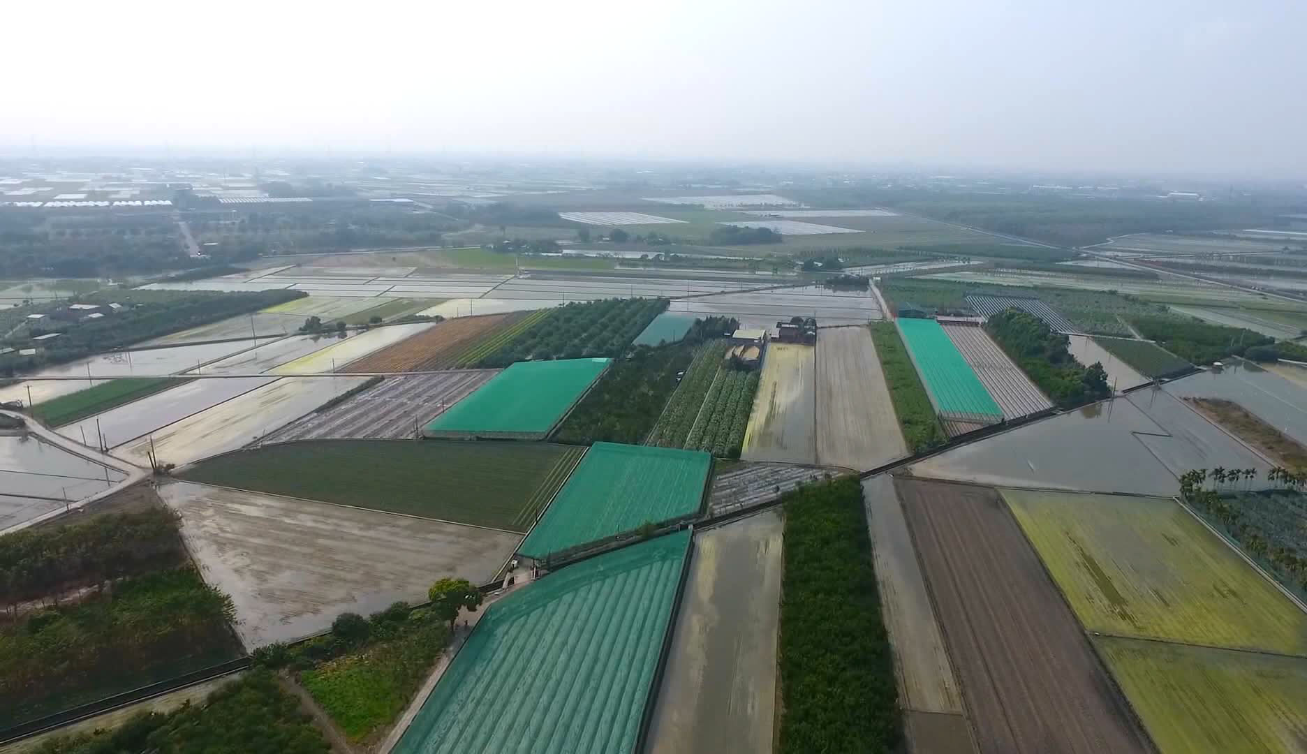 箣仔埤圳灌溉地區溪州鄉農田俯瞰