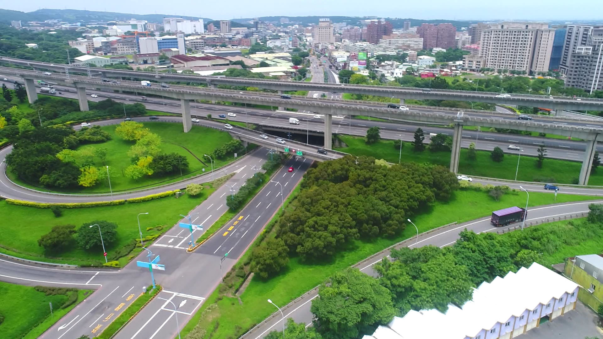 榮工處承辦之中山南北高速公路