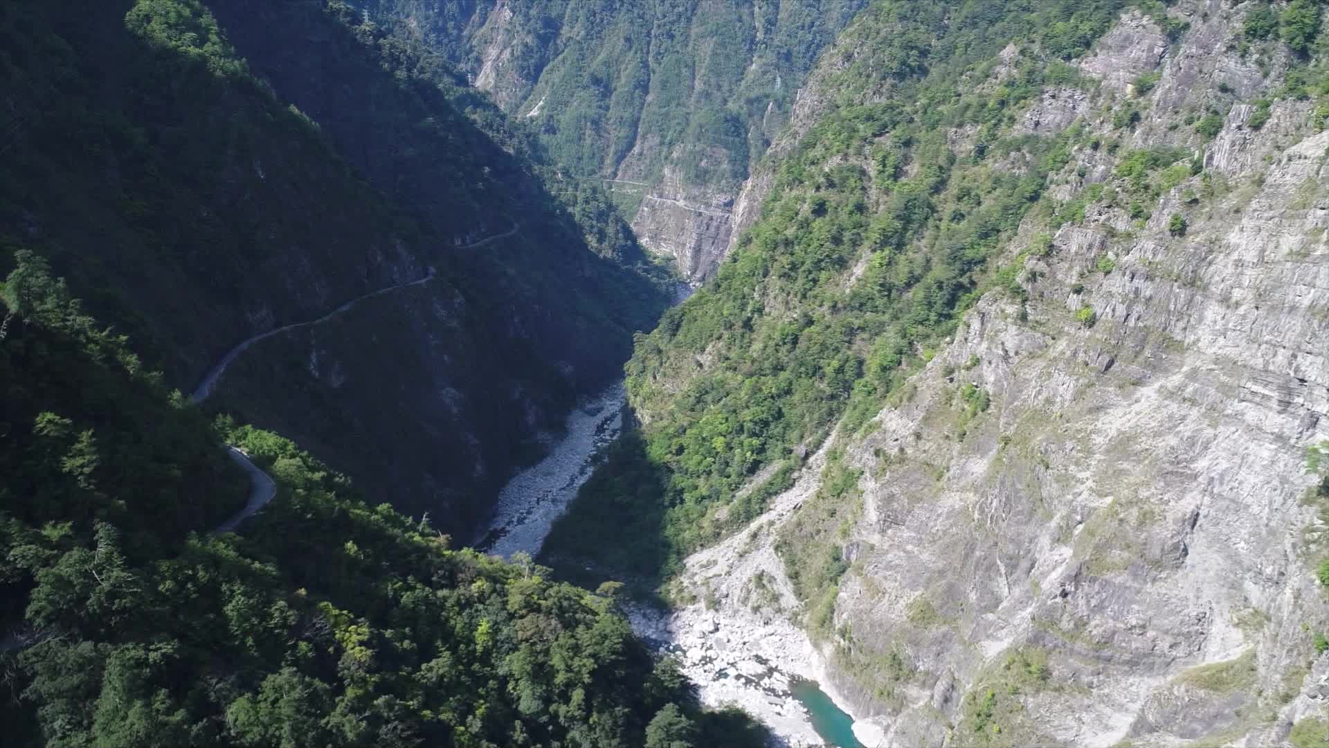 大甲溪流域俯瞰