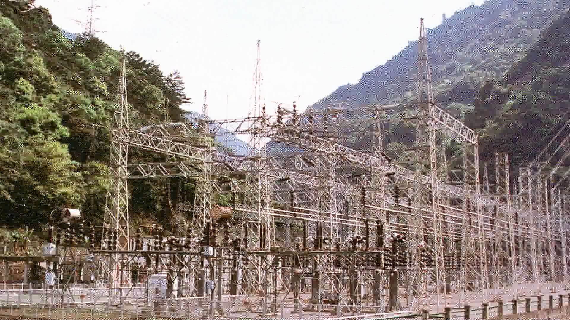 原谷關電廠開關場（大甲溪右岸）