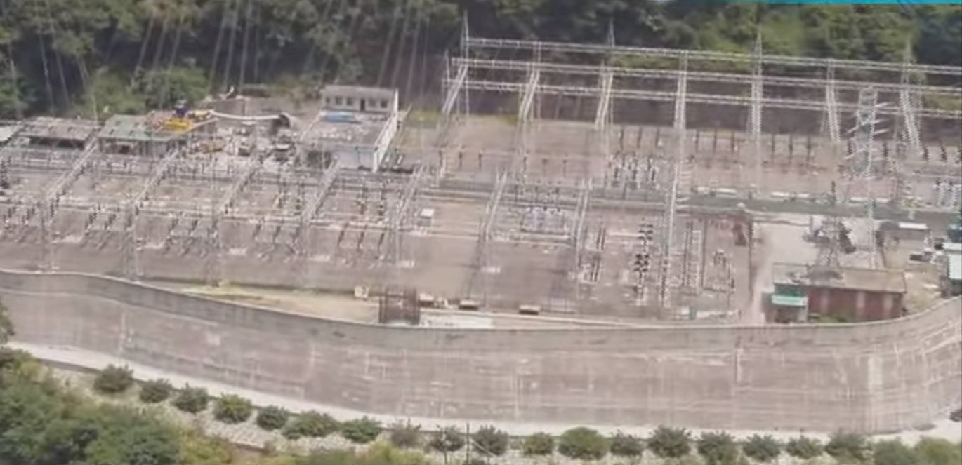 原谷關電廠開關場（大甲溪右岸）