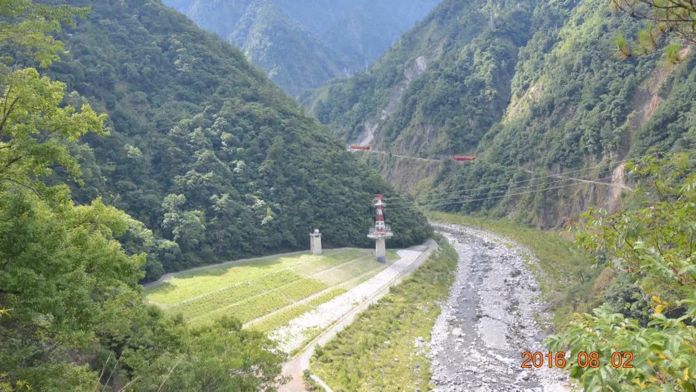 大甲溪流域青山電廠開關場災後地下化並綠化