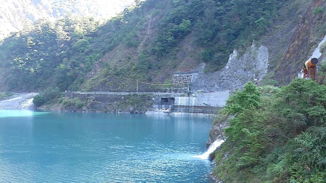 大甲溪流域青山電廠新建尾水隧道情形