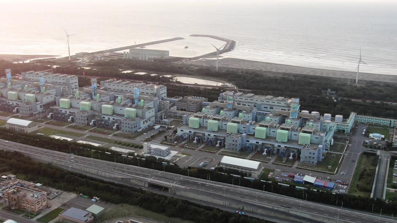 大潭電廠俯瞰