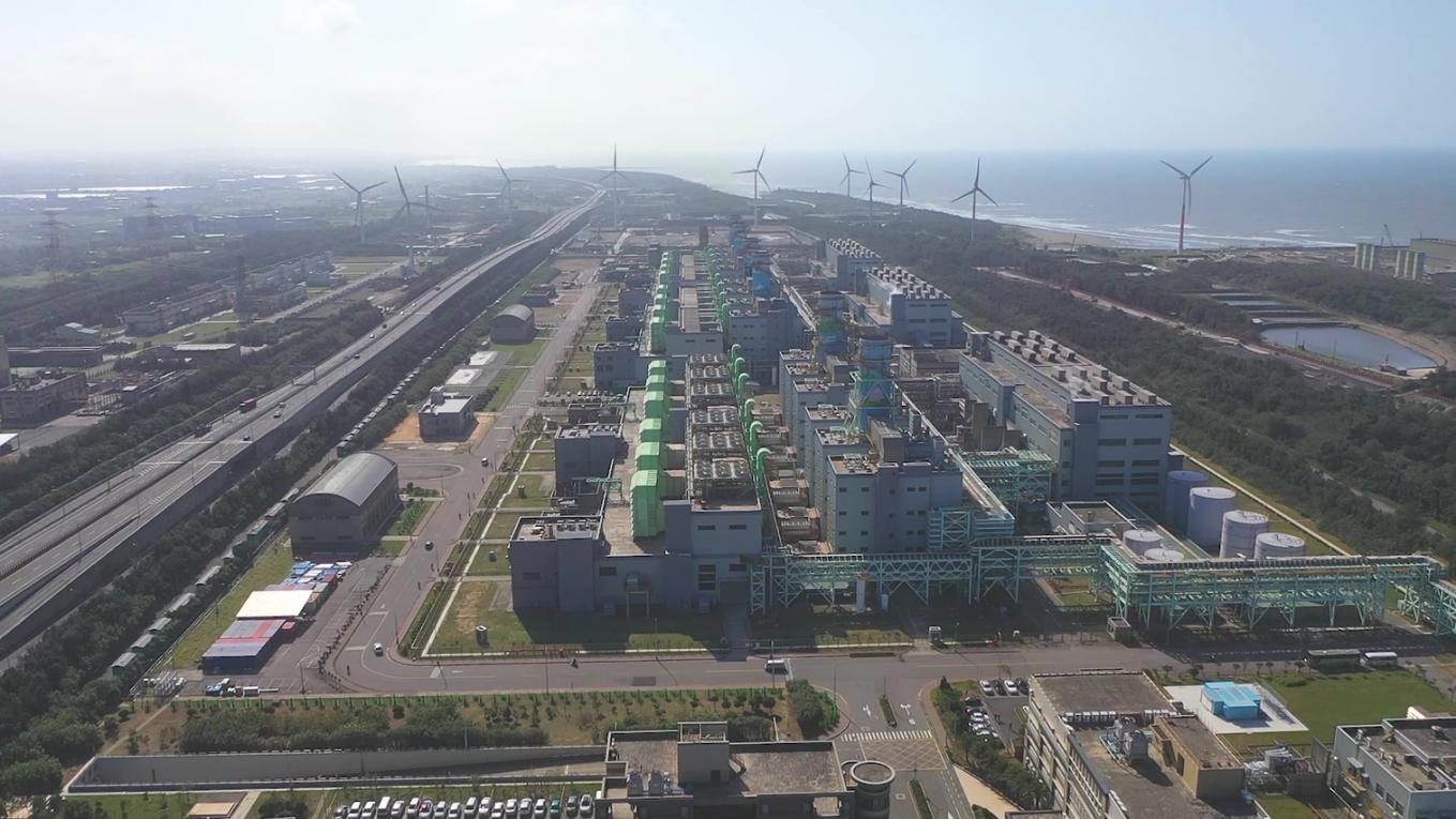 大潭電廠俯瞰