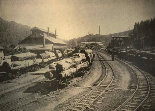 阿里山森林鐵路日治時期眠月車站林場據所
