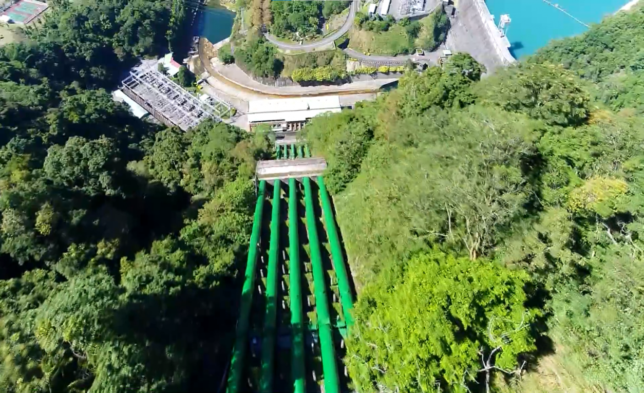 集集支線鐵路-日月潭水利電氣計劃門牌潭發電所壓力鋼管