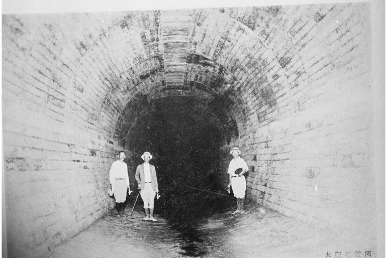 集集支線鐵路-日月潭水力電氣計劃門牌潭發電所引水隧道