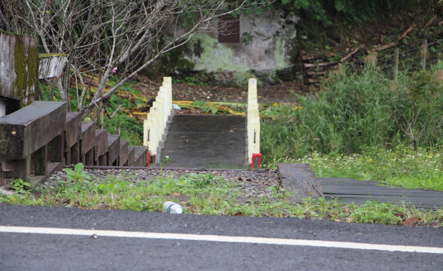 太平山林鐵樂水車站下方的小橋