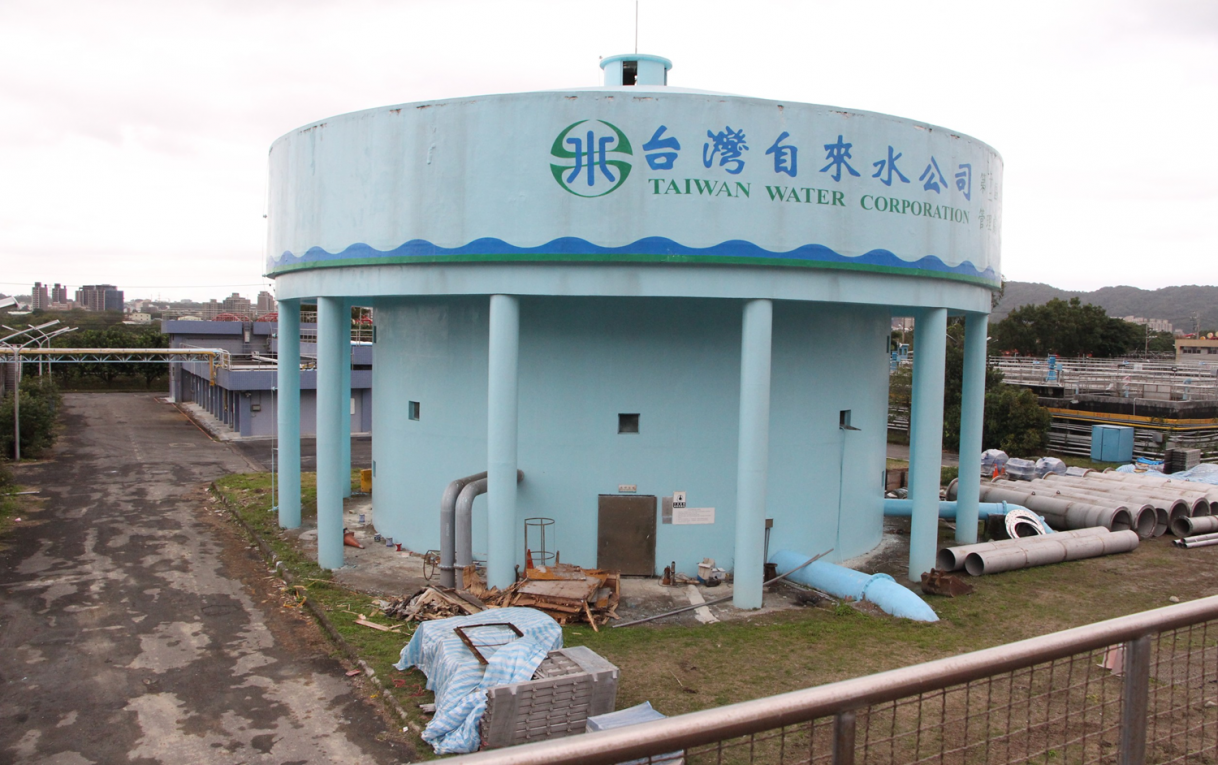 板新淨水場設備-反沖洗水塔