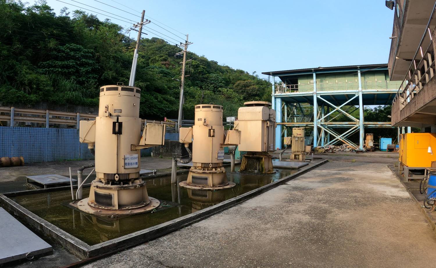 公共給水基隆地區水源八堵抽水站電動抽水機