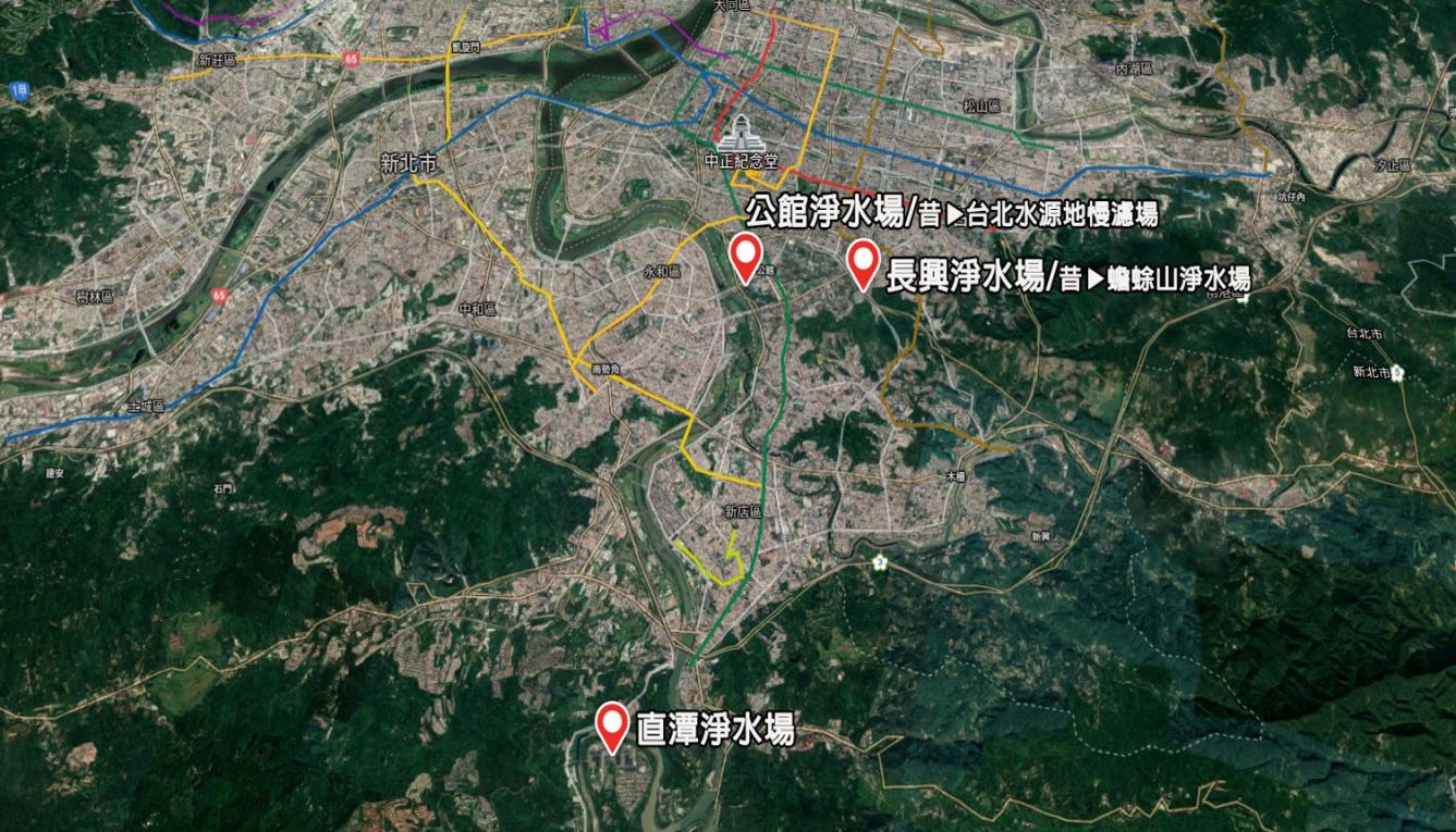 公共給水大台北區-主要淨水場