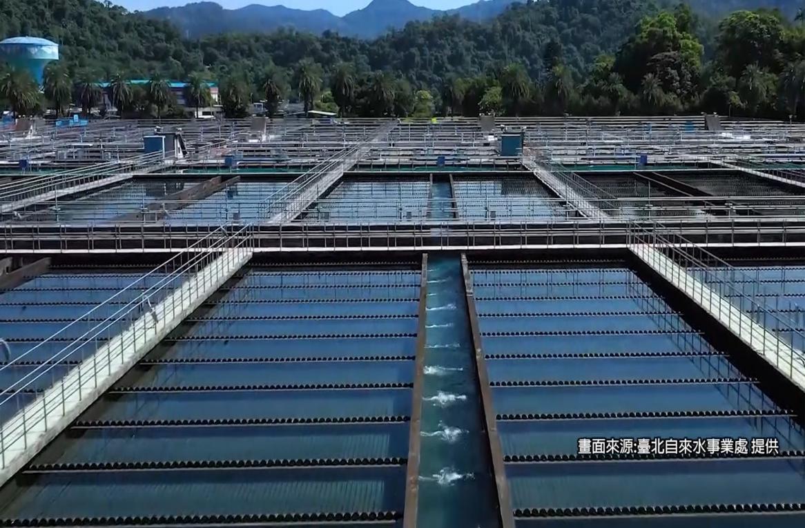 公共給水大台北區直潭淨水設施沉澱池