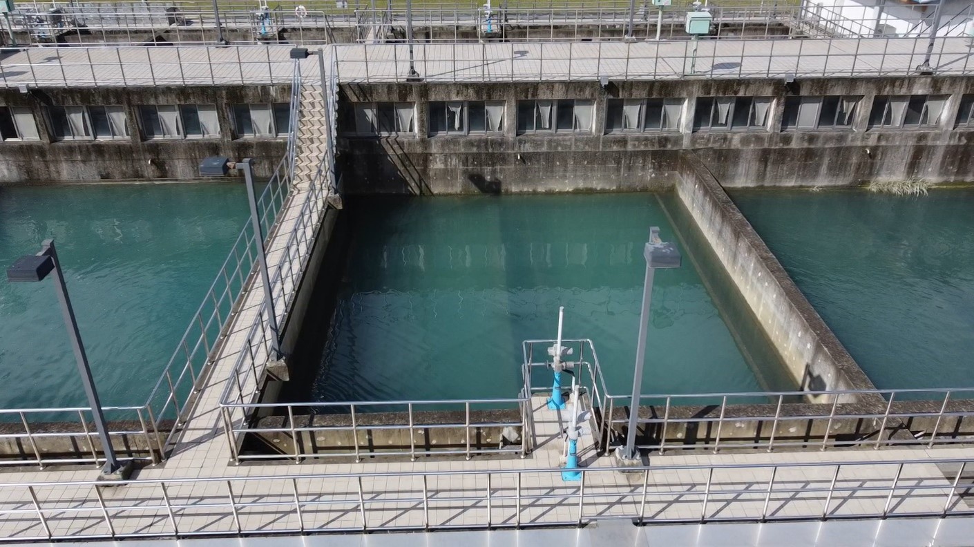 桃園地區公共給水：龍潭淨水廠快濾池