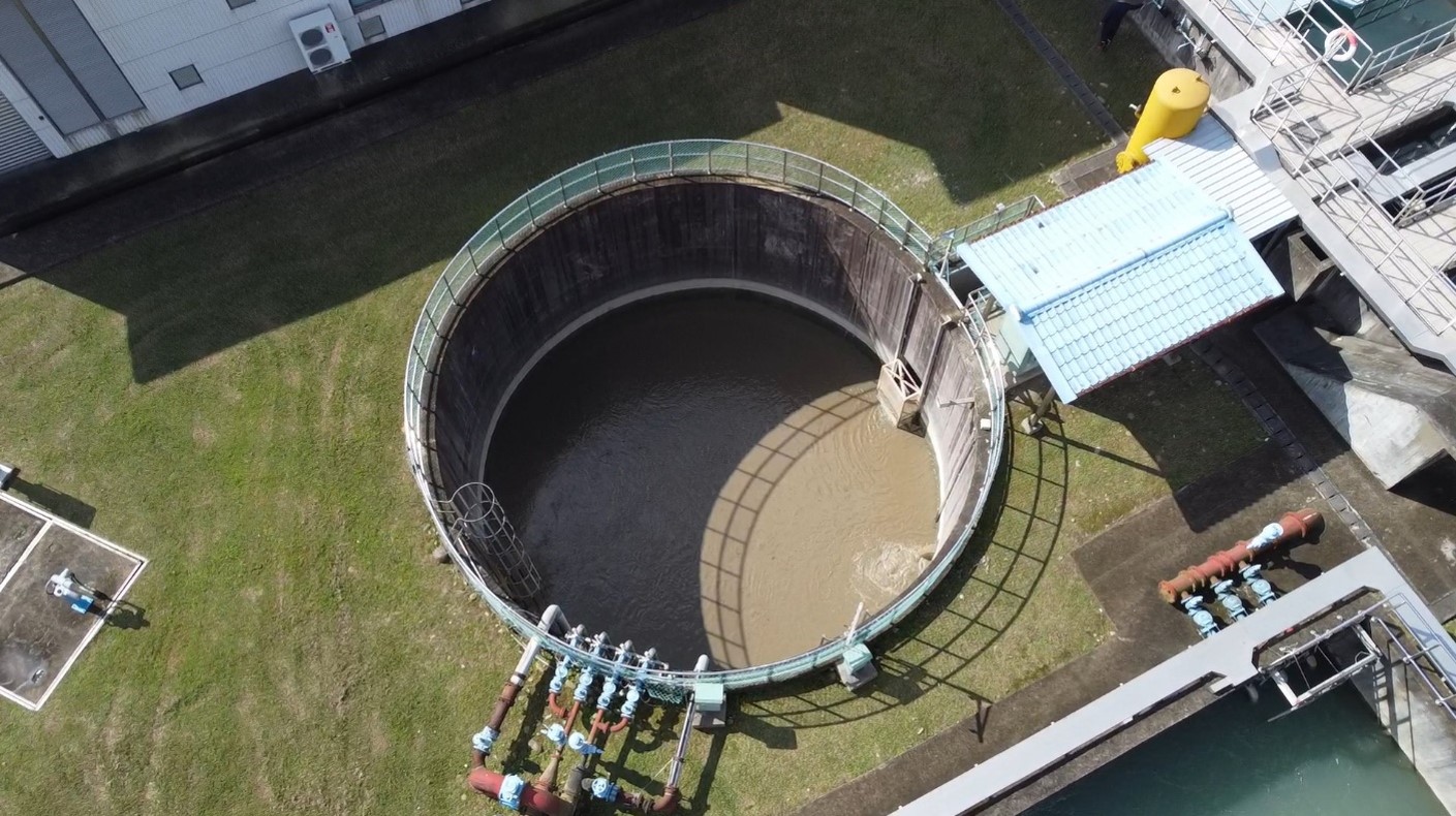 桃園地區公共給水-龍潭淨水廠污泥井