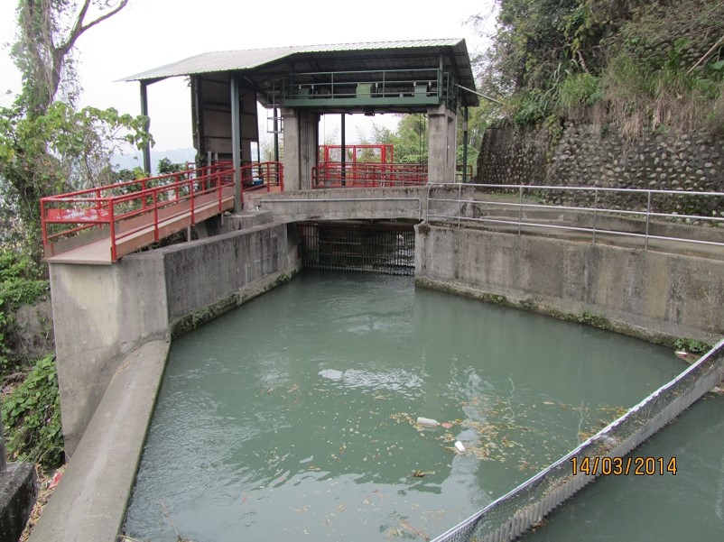 大甲溪流域社寮電廠進水口